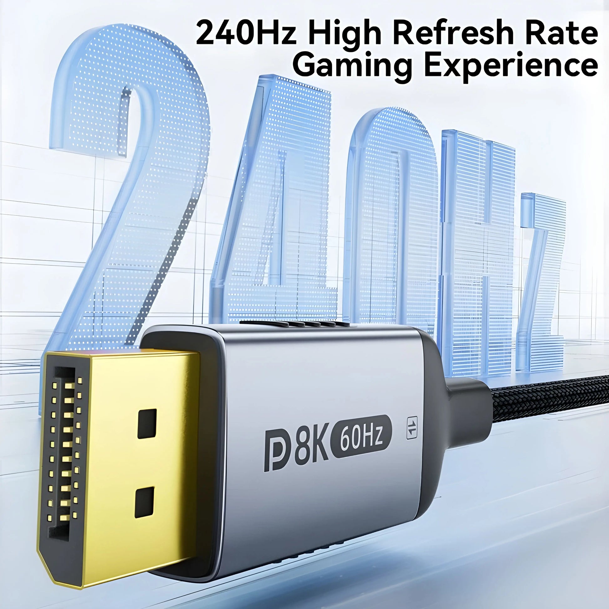 Cablu USB-C la DisplayPort 1.4 Staryon® 2m, 8K 60Hz / 4K 144Hz Staryon®