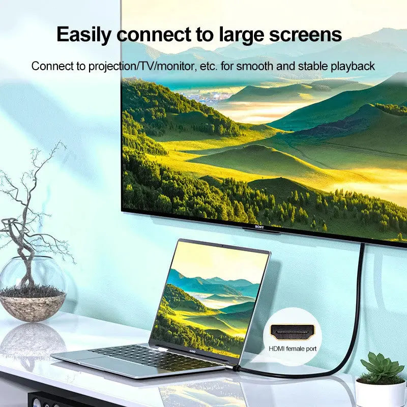 Cablu HDMI 2.1 tata-tata 8k60hz 4k144hz 2k165hz 1080p 3D placat cu aur Staryon®, lungime 200 cm, transmisie de mare viteza pana la 48Gbps, compatibil HDCP2.2/CEC/EDID, fara interferente electromagnetice