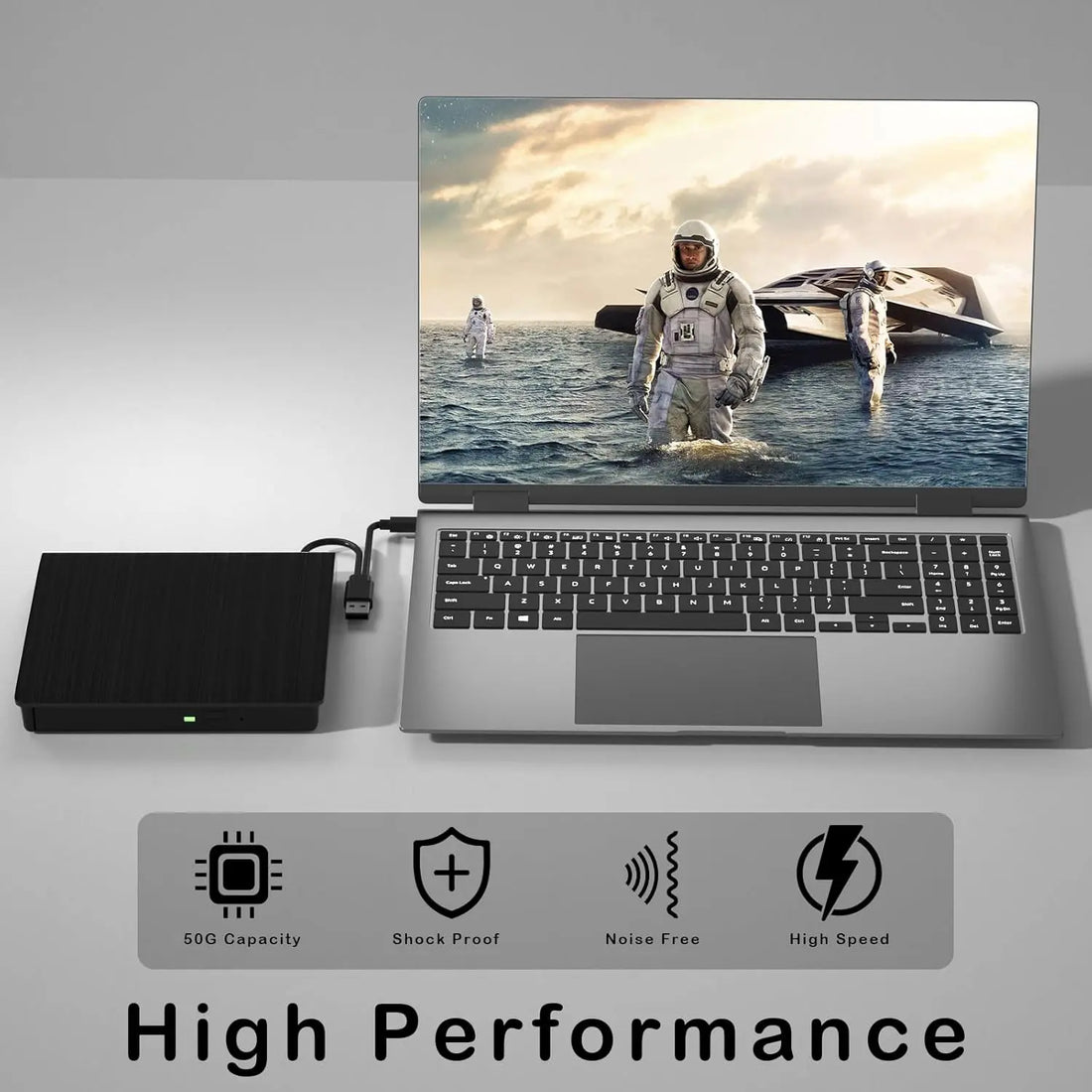Unitate Optica Blu-ray Externa Staryon® Slim, Player & Recorder, USB 3.0 & USB-C Staryon®